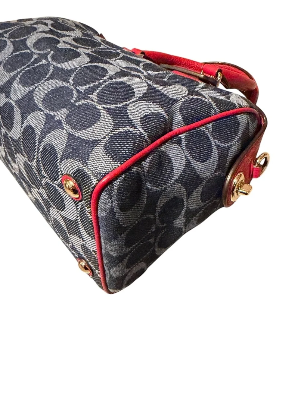 Coach signature denim